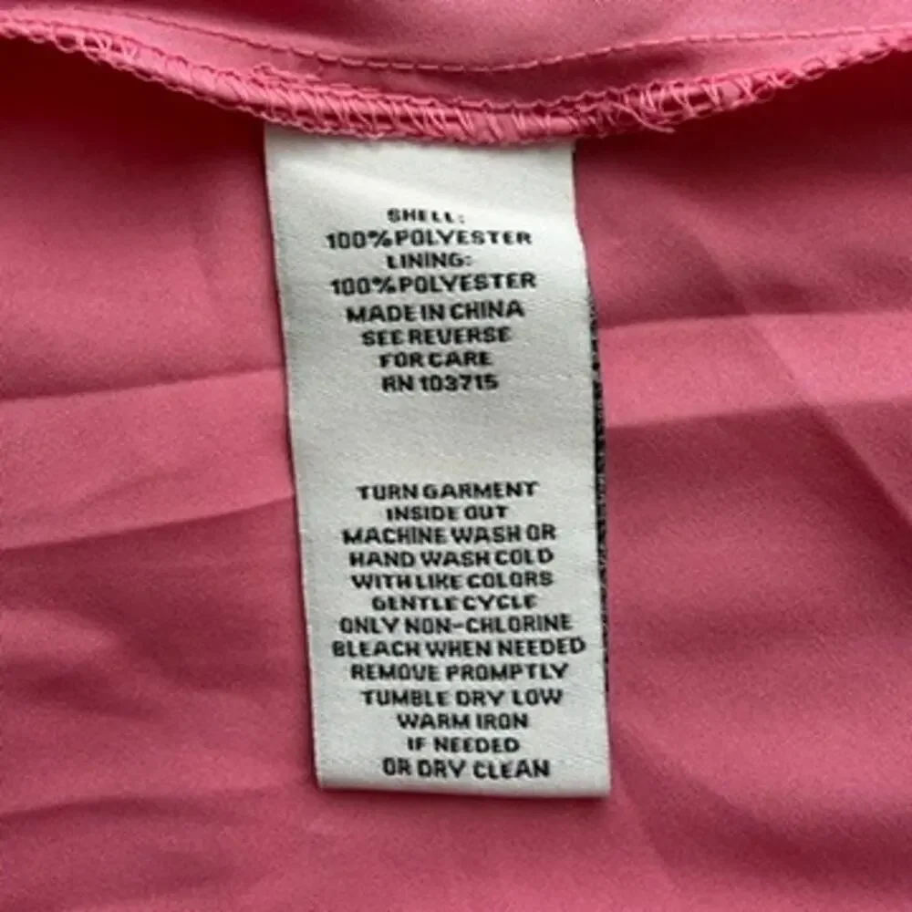 Nanette Lepore Pink Spaghetti Strap Slip Chemise Nightgown Lingerie Dress Sz 12